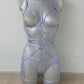 Scylla III - light blue special honeymoon open lingerie