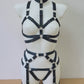 Banshee - full body women chest harness set waist belt lingerie