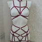 Vali - open crotchless harness lingerie women outfit