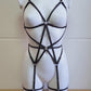 Hecate - women elastic harness bodysuit